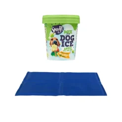 Kombi-Deal: Trixie Kühlmatte + Smoofl Hunde-Eiscreme -Günstiges Bellohaus Geschäft combi deal trixie cooling mat smoofl hondenijs 204926 0500 none