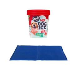 Kombi-Deal: Trixie Kühlmatte + Smoofl Hunde-Eiscreme -Günstiges Bellohaus Geschäft combi deal trixie cooling mat smoofl hondenijs 204935 0500 none