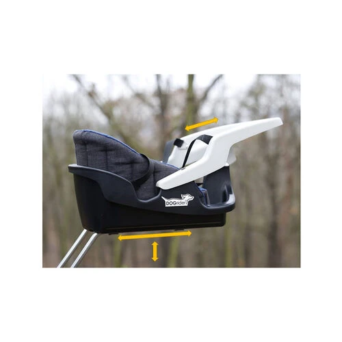 Dogrider Dog Seat + Korb - Grau 10 Dogrider Dog Seat + Korb - Grau - Image 8