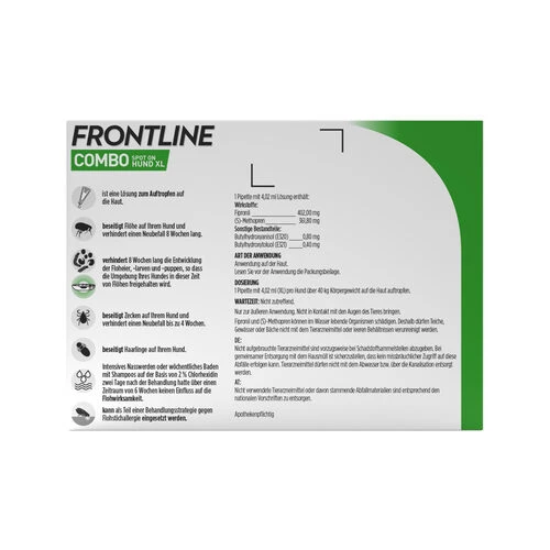 Frontline Combo Gegen Zecken, Flöhe (Flöhe, Eier, Larven, Puppen) Bei Hunden 13 Frontline Combo Gegen Zecken, Flöhe (Flöhe, Eier, Larven, Puppen) Bei Hunden - Image 11