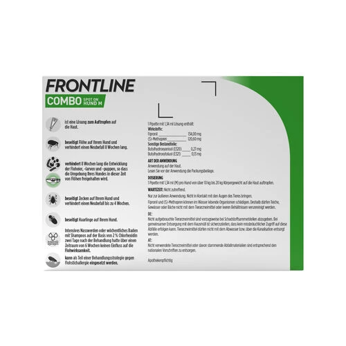 Frontline Combo Gegen Zecken, Flöhe (Flöhe, Eier, Larven, Puppen) Bei Hunden 9 Frontline Combo Gegen Zecken, Flöhe (Flöhe, Eier, Larven, Puppen) Bei Hunden - Image 7