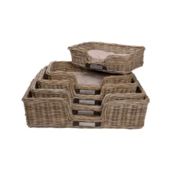 Happy House Weidenkorb Eckig -Günstiges Bellohaus Geschäft happy house rieten mand recht 167221 0500 none