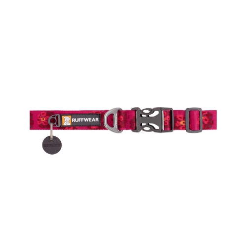 Ruffwear Flat Out Dog Collar - Alpenglow Burst 5 Ruffwear Flat Out Dog Collar - Alpenglow Burst - Image 3