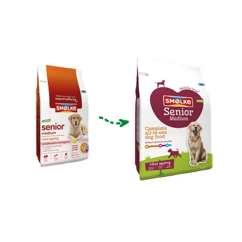 Smølke Hund Senior Medium 3 Smølke Hund Senior Medium