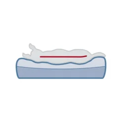 Trixie Vital Matratze Bendson - Dunkelbraun/Beige -Günstiges Bellohaus Geschäft trixie vitaal matras bendson donkerbruinbeige 178699 0500 none