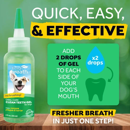 TropiClean - Fresh Breath Clean Teeth Gel 4 TropiClean - Fresh Breath Clean Teeth Gel - Image 2