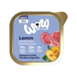 WOW! Hundefutter Adult - Schale -Günstiges Bellohaus Geschäft wow adult hondenvoer kuipje 208472 0500 none