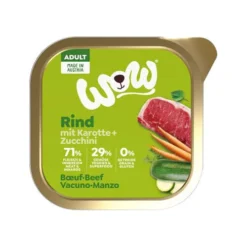 WOW! Hundefutter Adult - Schale -Günstiges Bellohaus Geschäft wow adult hondenvoer kuipje 208475 0500 none