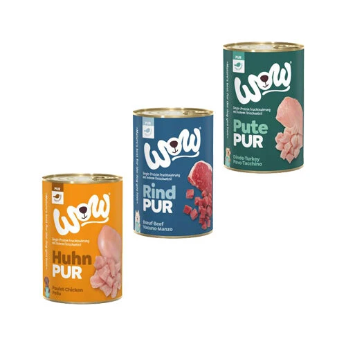 WOW! PUR 100 % Hundefutter - Dose 3 WOW! PUR 100 % Hundefutter - Dose